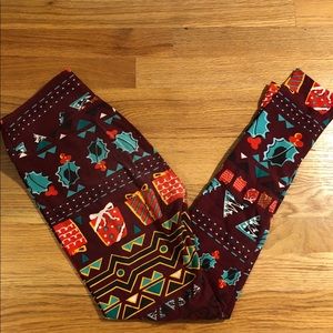 One Size LuLaRoe Patterned Leggings